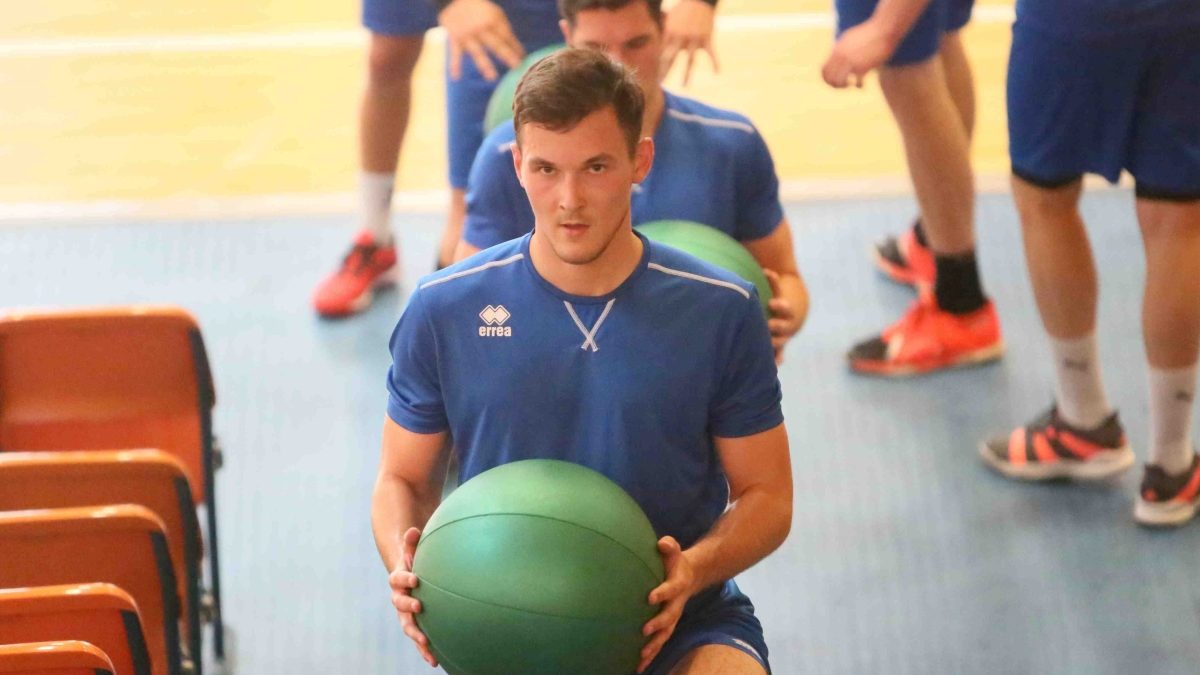 Timo Löser beim Trainingsauftakt zur Saison 2020/21
