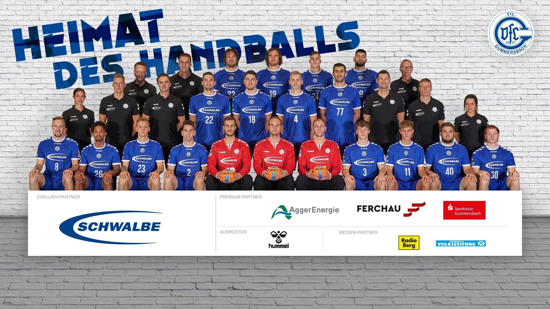 Teamfoto VfL Gummersbach Saison 2020/21
