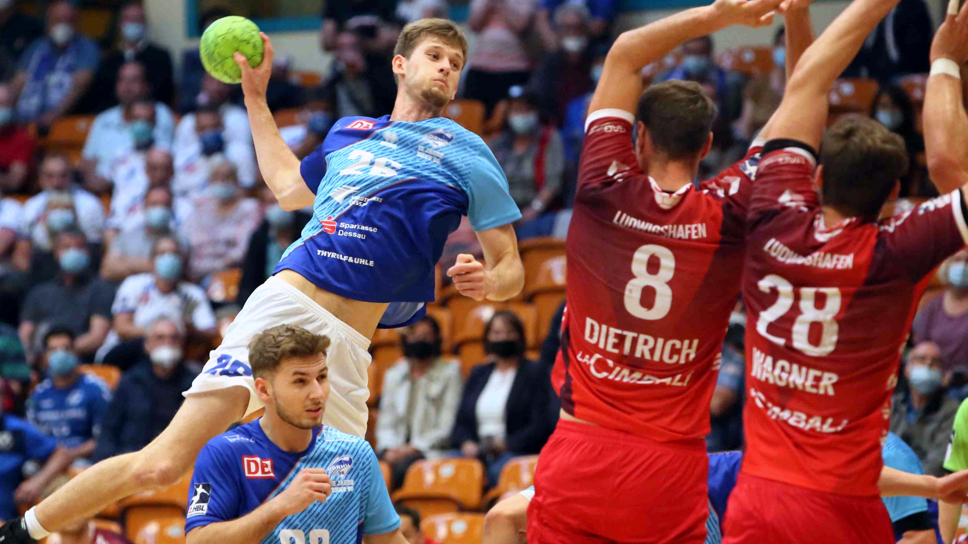 Yannick Danneberg im Spiel gegen die Eulen Ludwigshafen Saison 2021/22