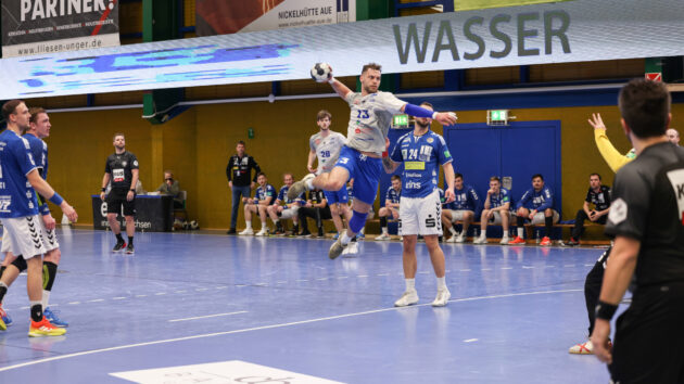 bielzer-aue Tim Bielzer im Spiel gegen den EHV Aue im Dezember 2021