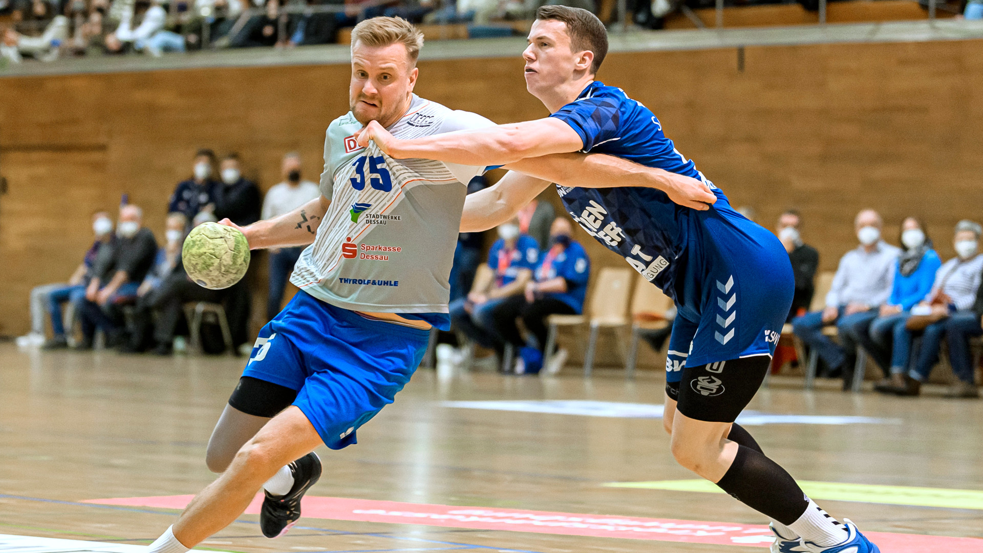 Max Scheithauer gegen die SG BBM Bietigheim Saison 2021/22