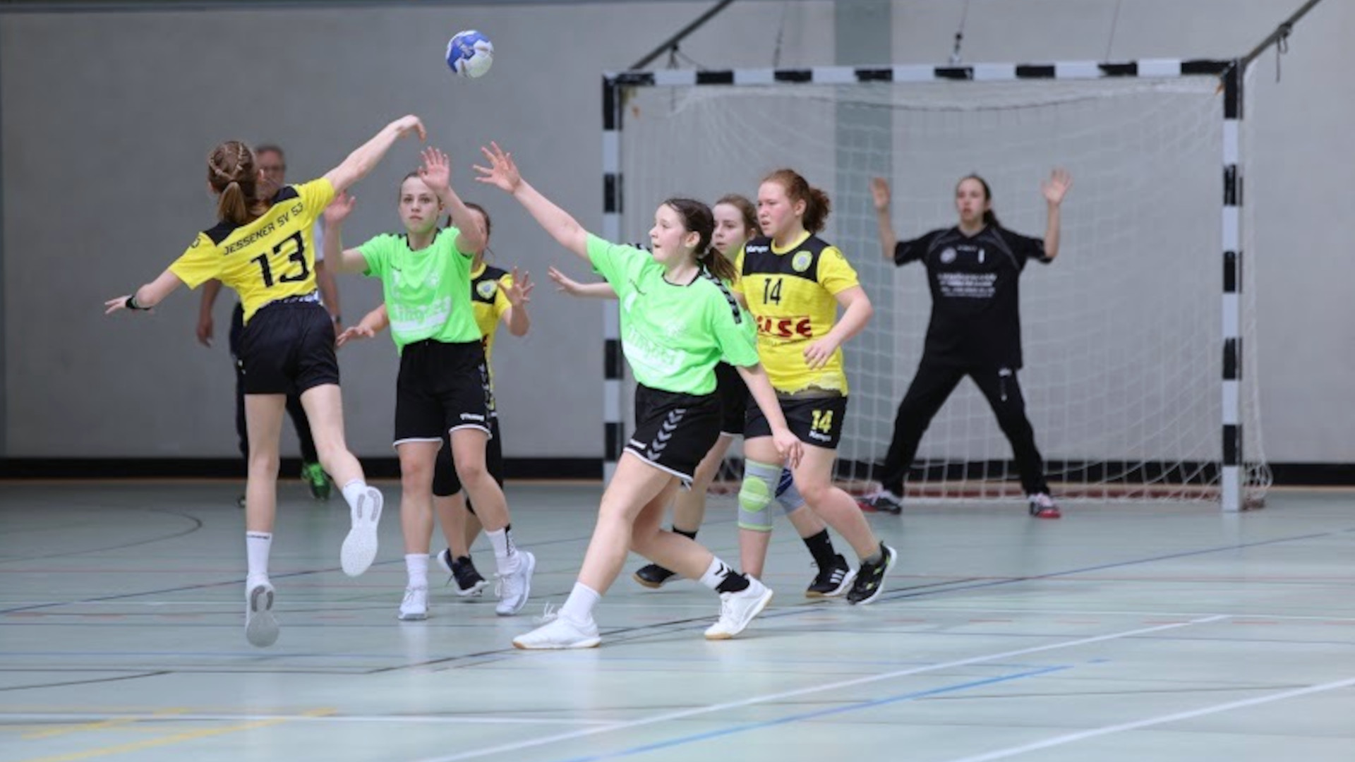d-jugen-w-jessen-0322 weibliche D-Jugend im Spiel gegen Jessen Saison 2021/22