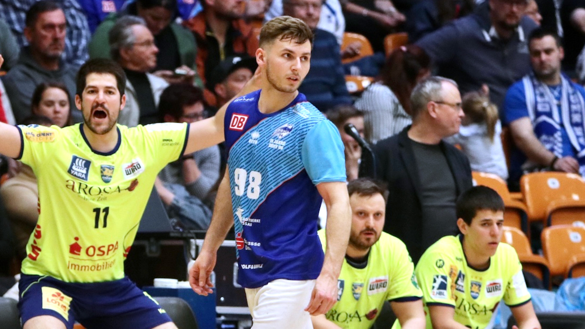 pust-rostock-0422 Yannick-Marcos Pust gegen den HC Empor Rostock Saison 2021/22