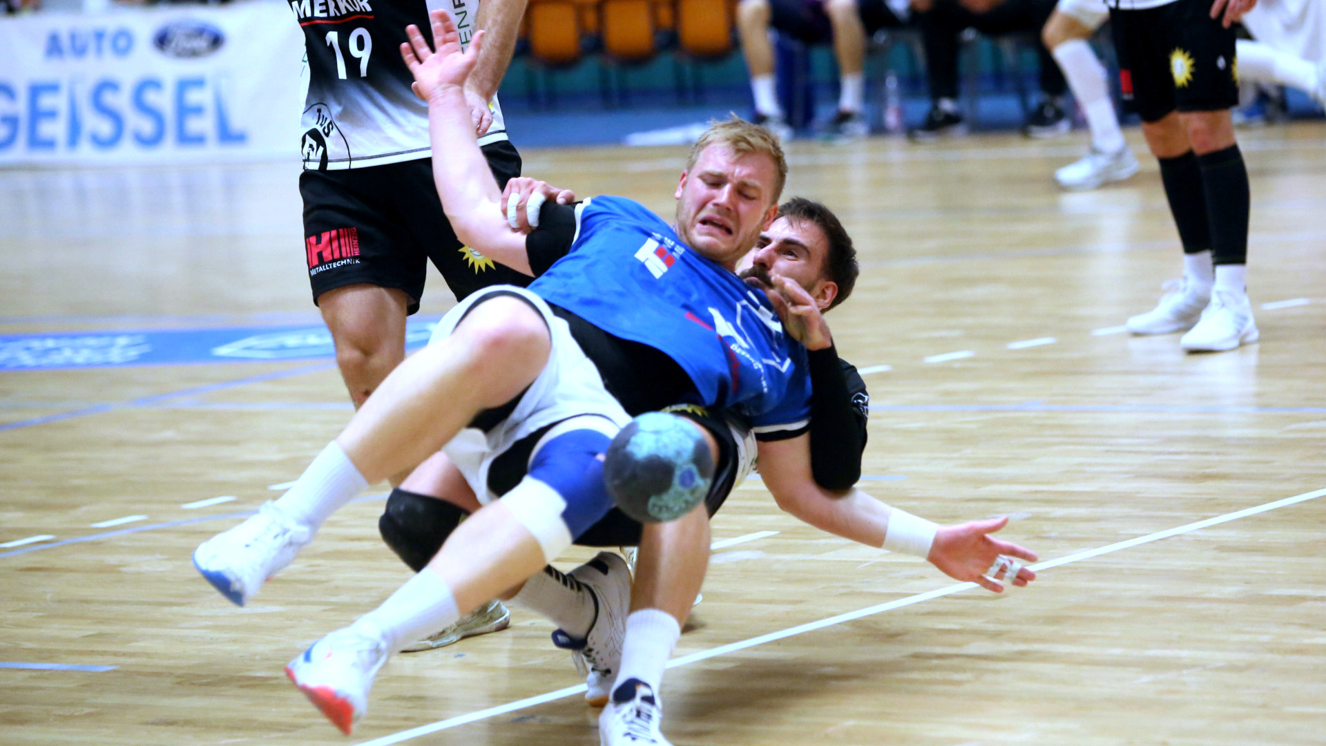 Patrick Gempp im Spiel gegen den TuS N-Lübbecke (DHB-Pokal) Saison 2022/23