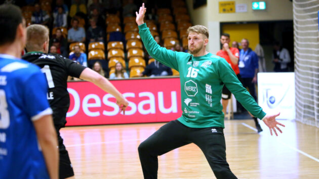 Philip Ambrosius im Spiel gegen die Wölfe Würzburg Saison 2022/23