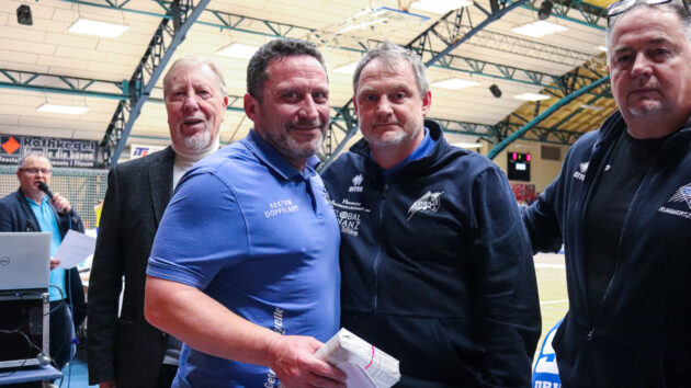 ehrung-heimspiel-0223 Ehrungen beim Heimspiel gegen den HC Empor Rostock Saison 2022/23
