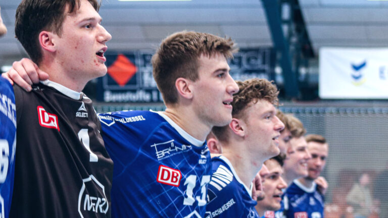 Die Biber nach dem Heimsieg über den VfL Lübeck-Schwartau Saison 2023/24