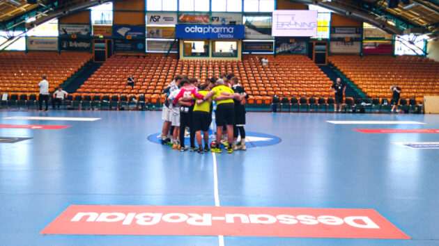 A-Jugend vor dem Spiel gegen Dresden Saison 2024/25