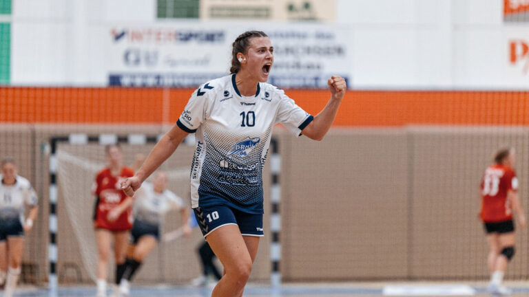 Lilli Hoffmann beim Spiel gegen Zwickau Saison 2024/25