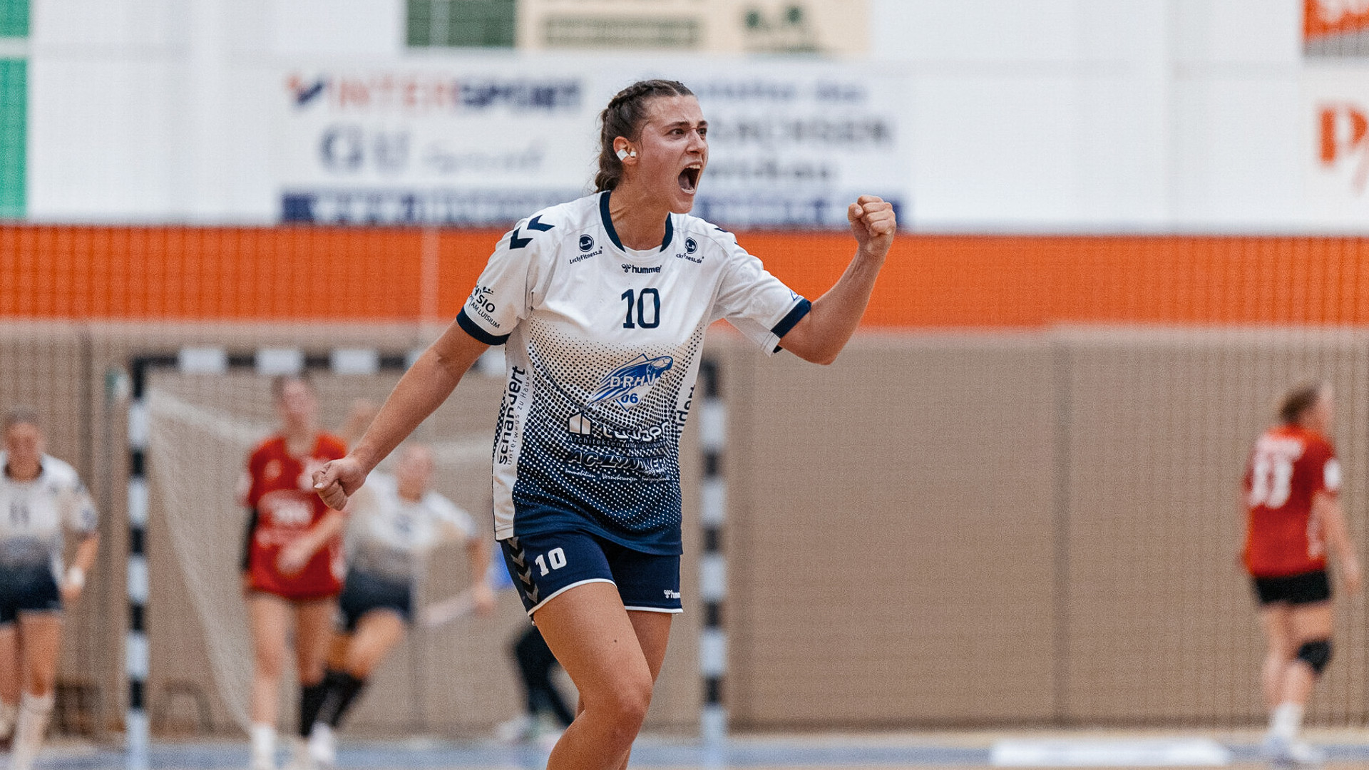Lilli Hoffmann beim Spiel gegen Zwickau Saison 2024/25
