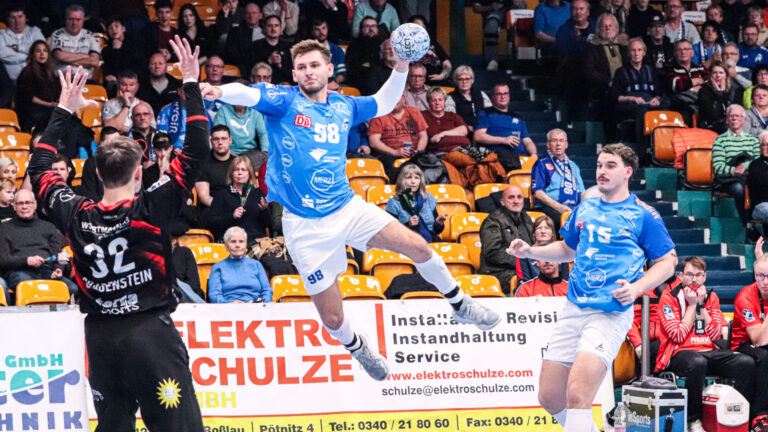 Yannick-Marcos Pust im Spiel gegen den TuS N-Lübbecke Saison 2024/25