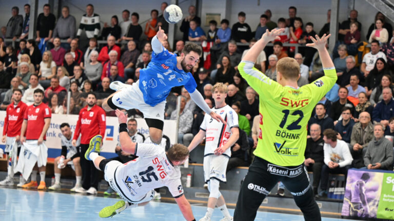 Jakub Powarzyński im Spiel beim TV 05/07 Hüttenberg Saison 2024/25