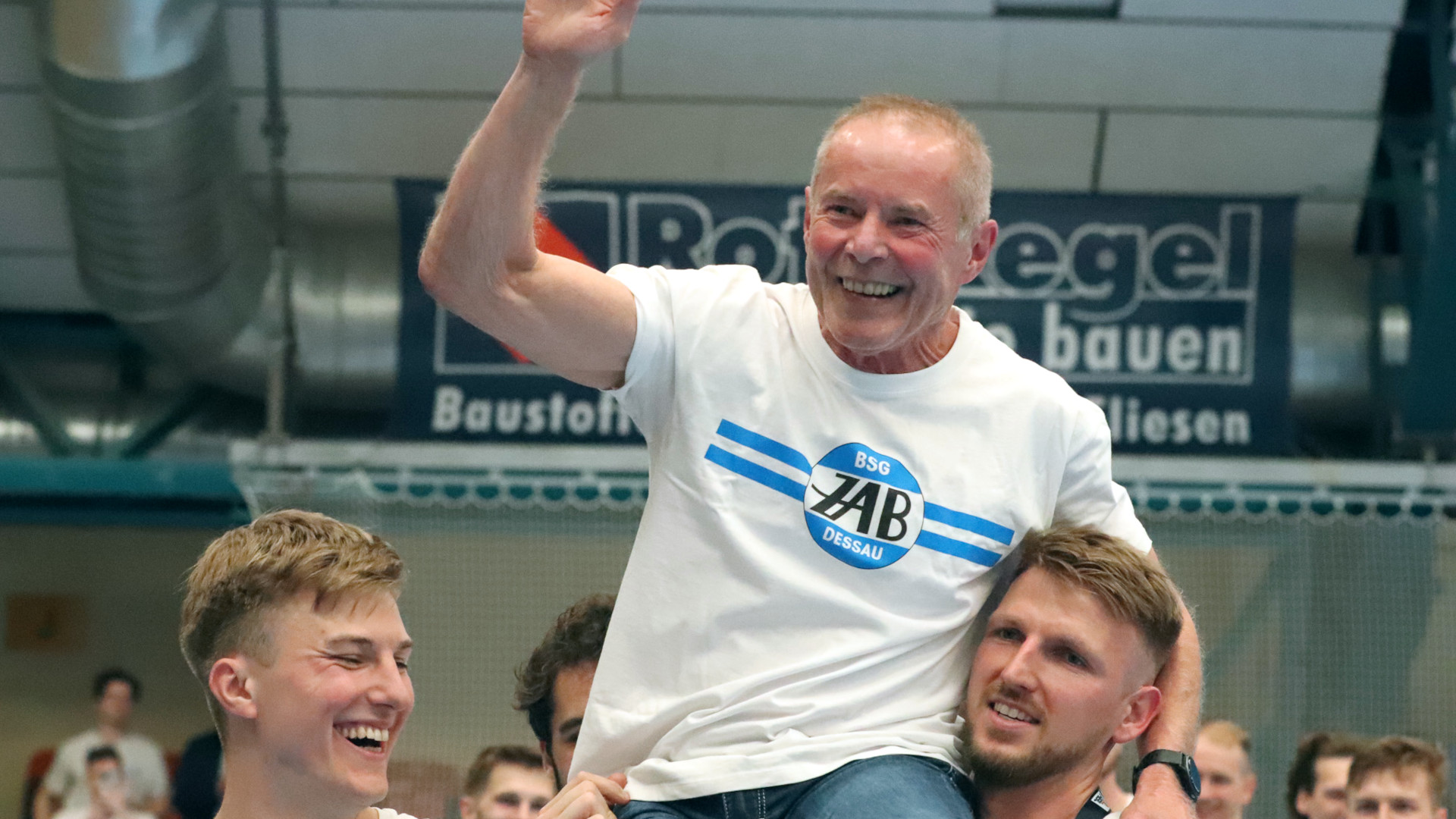 Uwe Jungandreas bei der Abschiedszeremonie Saison 2024/25
