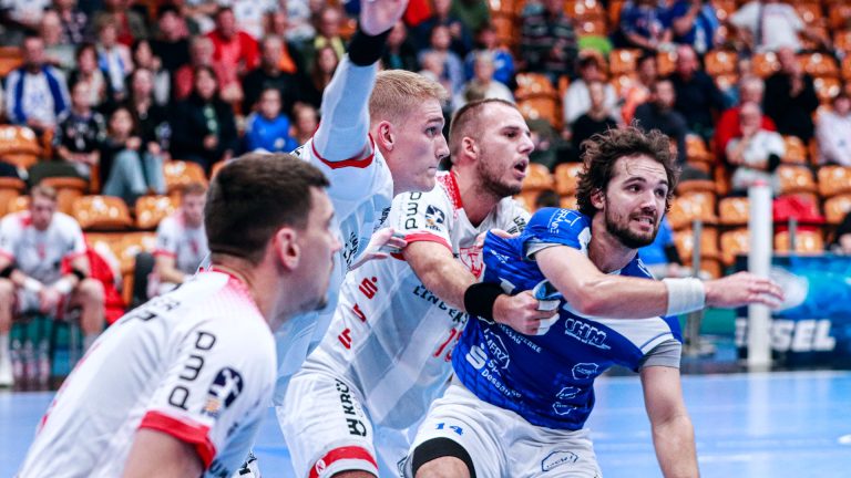 Jakub Powarzyński im Heimspiel gegen den TuS Ferndorf Saison 2025/26