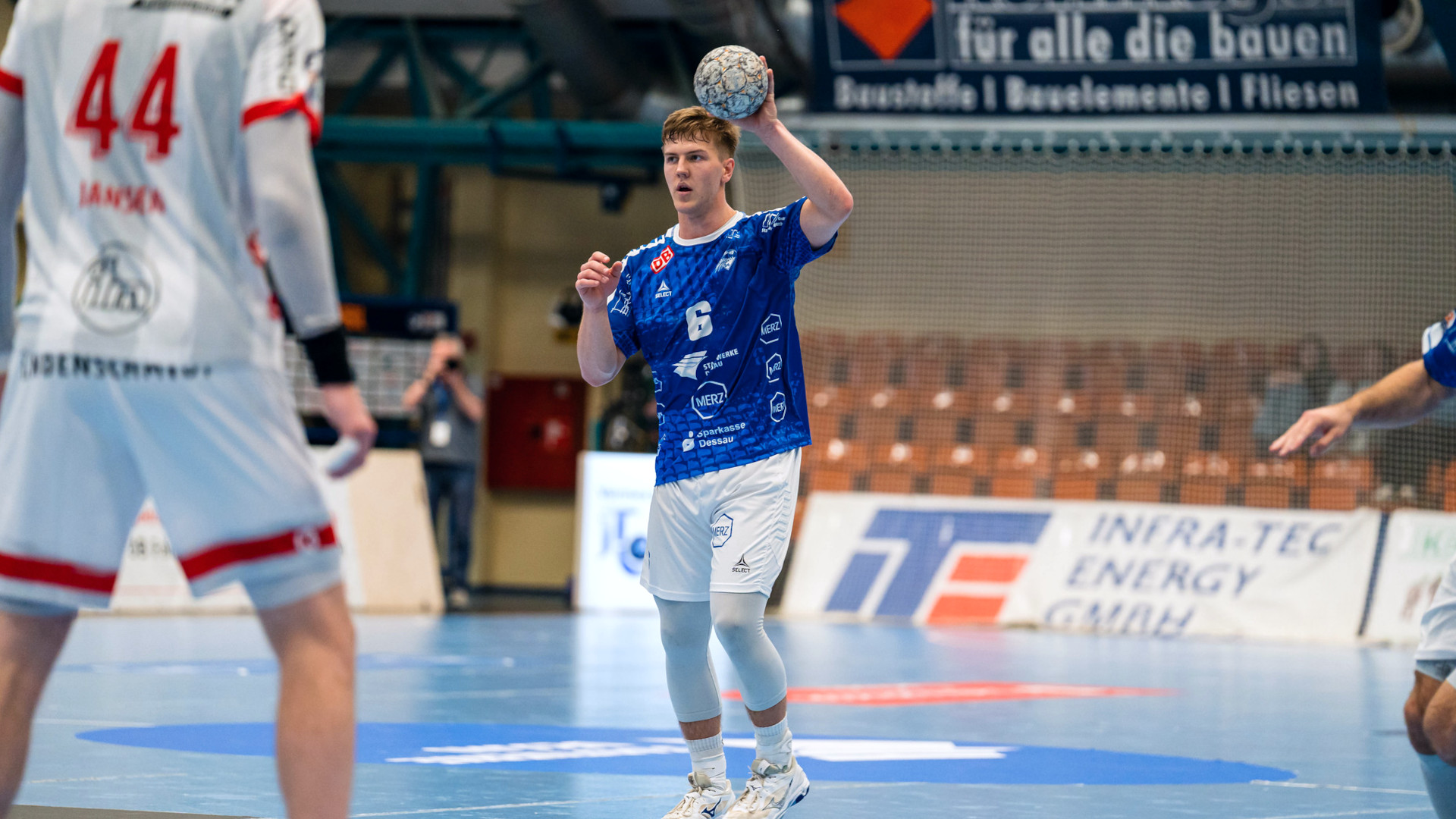 Fritz-Leon Haake überzeugte mit sieben Treffern im Spiel gegen den TuS Ferndorf Saison 2025/26