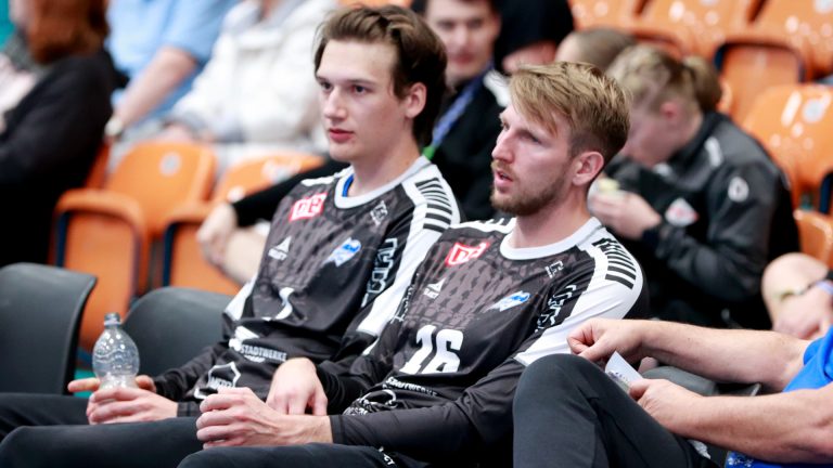 Das Torhütergespann beim DRHV Janik Patzwaldt und Philip Ambrosius (v.l.n.r) Saison 2025/26