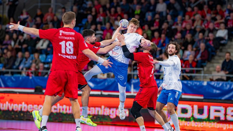 Fritz-Leon Haake im Spiel gegen die SG BBM Bietigheim Saison 2025/26