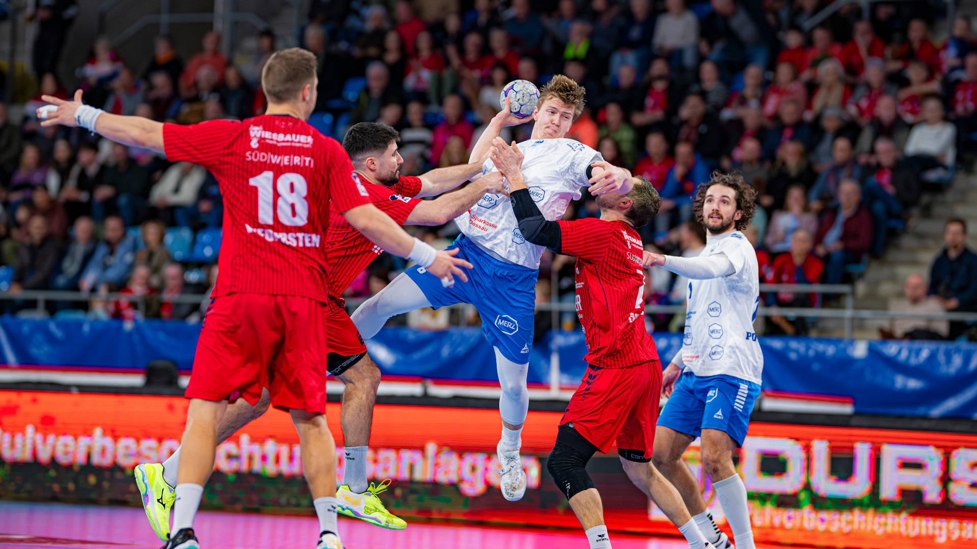 Fritz-Leon Haake im Spiel gegen die SG BBM Bietigheim Saison 2025/26