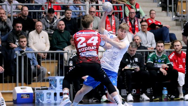 Julius Drachau im Spiel bei der HSG Nordhorn-Lingen Saison 2025/26