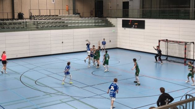 Die männliche C-Jugend beim Spiel in Magdeburg Saison 2025/26
