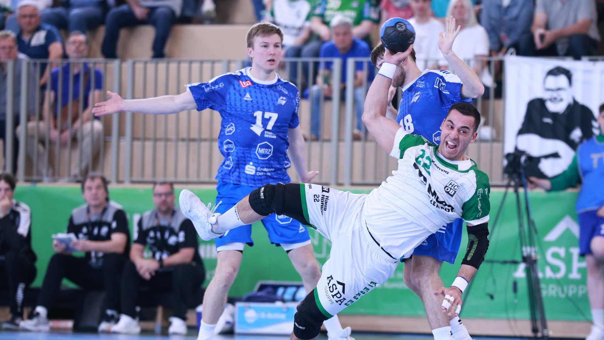 Luka Baumgart im Spiel gegen den HC Oppenweiler/Backnang Saison 2025/26
