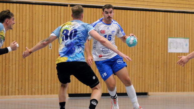 Marcel Nowak im Testspiel gegen den ThSV Eisenach Saison 2026/27